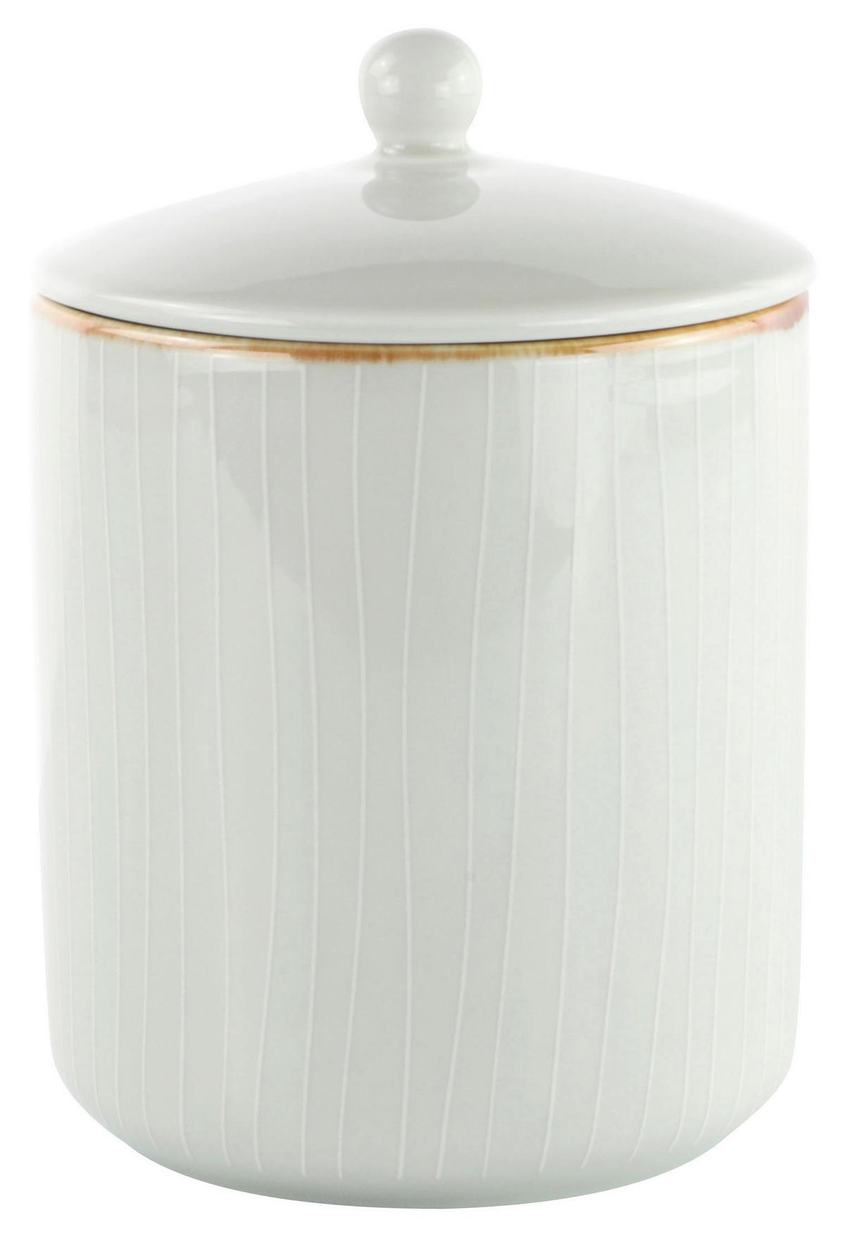 POJEMNIK KUCHENNY BERGEN - beżowy, Design, ceramika (11/14cm) - Landscape