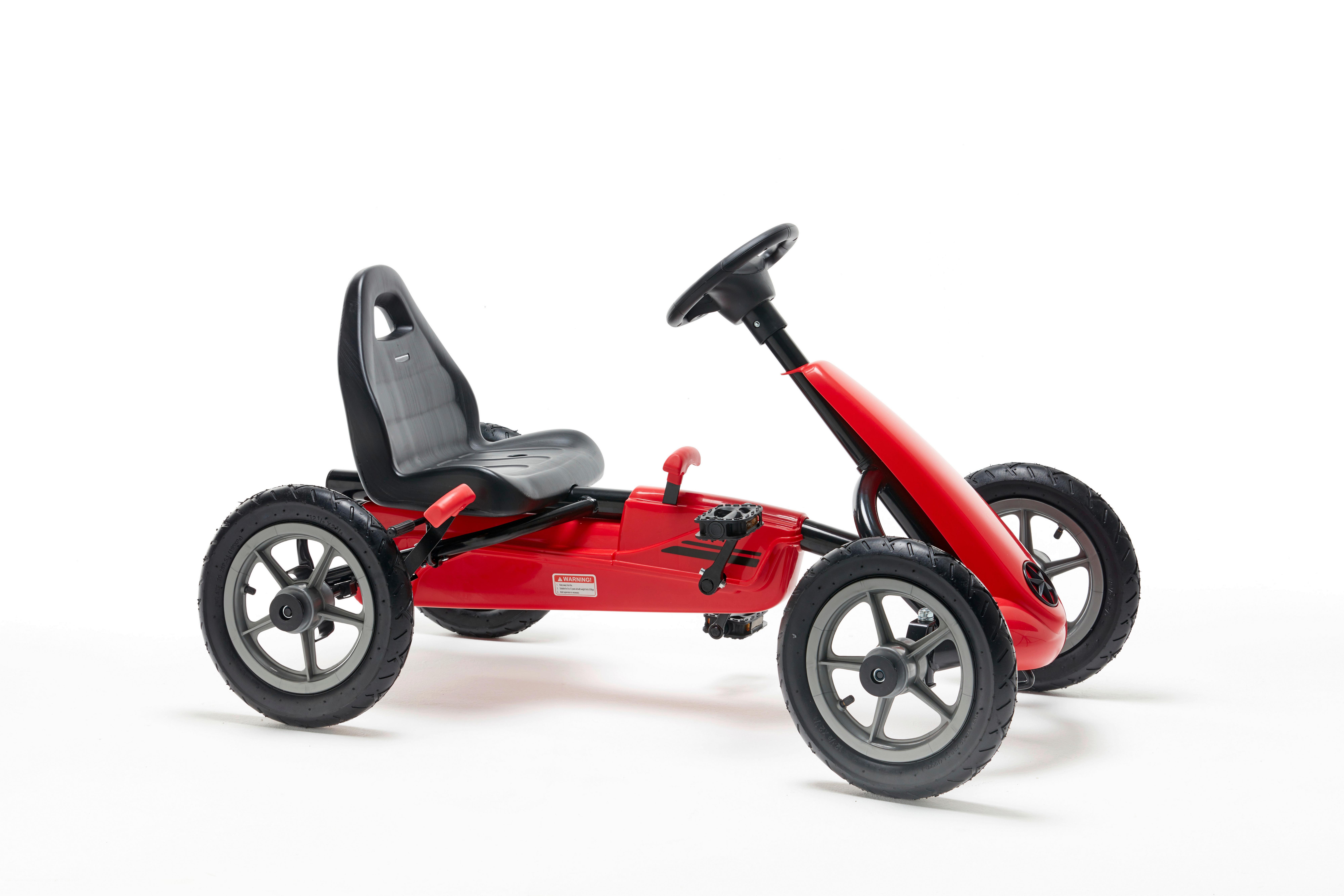 Vehicul de jucărie Go-kart - roșu, Modern, plastic/metal (123/62/71cm) - Based