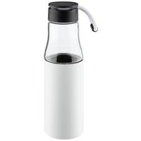 Hőszigetelt Palack Sport - fekete/fehér, műanyag/Üveg (500ml) - Premium Living