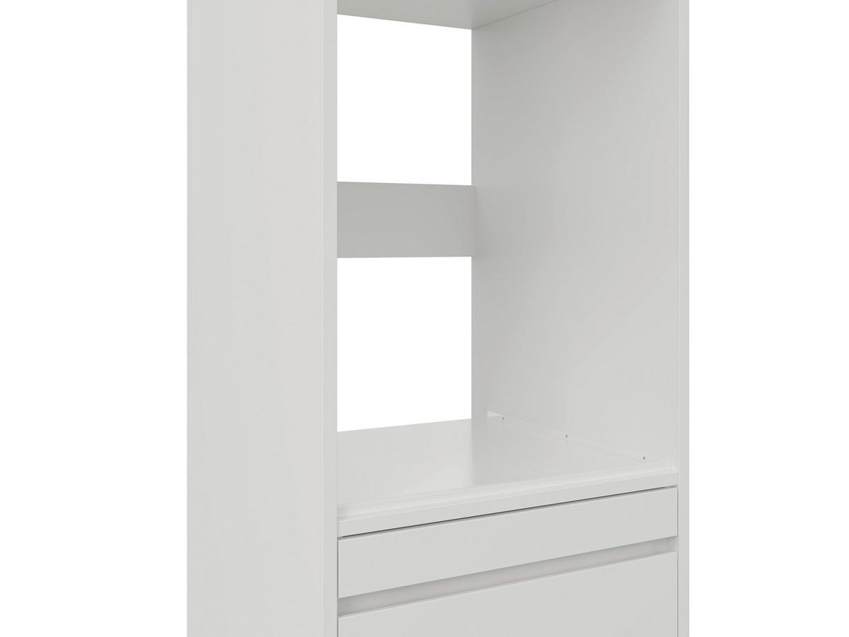 SZAFKA NA PRALKĘ LIV - biały, Basics, materiał drewnopochodny (67,5/151,8/67,5cm) - Xora