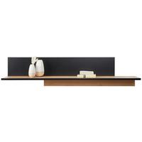 Wandboard In Schwarz/eiche Artisan - Schwarz/Eiche Artisan, Modern, Holzwerkstoff (154/35,4/21,9cm) - Mömax