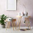Beistelltisch aus Kiefer Teilmassiv - Grau/Kieferfarben, MODERN, Holz/Holzwerkstoff (41/46cm) - Modern Living Beistelltisch aus Kiefer Teilmassiv - Grau/Kieferfarben, MODERN, Holz/Holzwerkstoff (41/46cm) - Modern Living