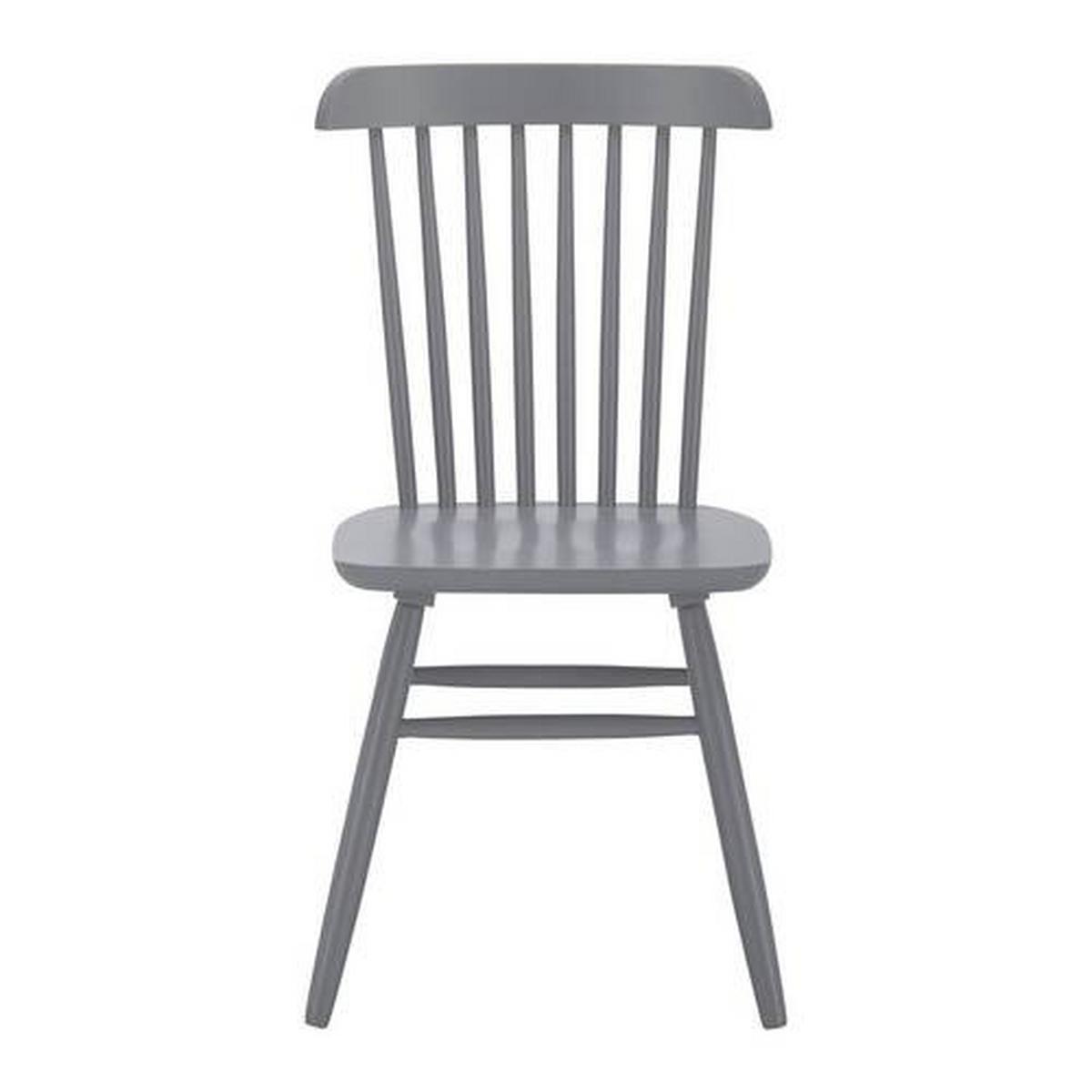 Set Stolov Pedro, 2-Delni, Siva, Masivno - siva, Moderno, les (48/89/52cm) - Bessagi Home