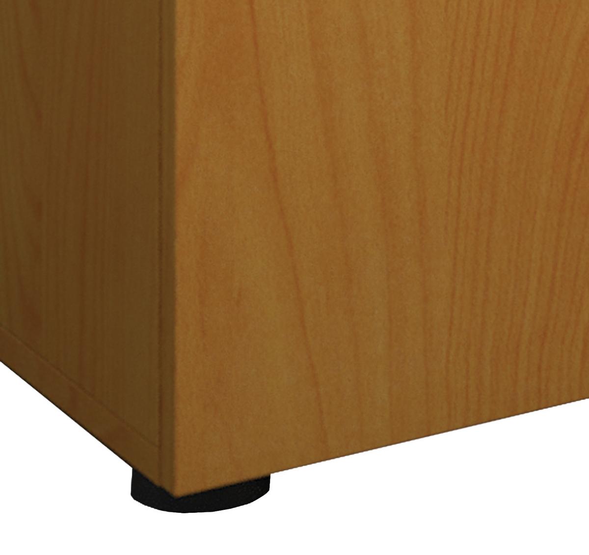 Kommode Vandol Mini ca. 70x70x39 cm Buchefarben - Silberfarben/Buchefarben, Basics, Holzwerkstoff/Kunststoff (70/74/40cm) - MID.YOU