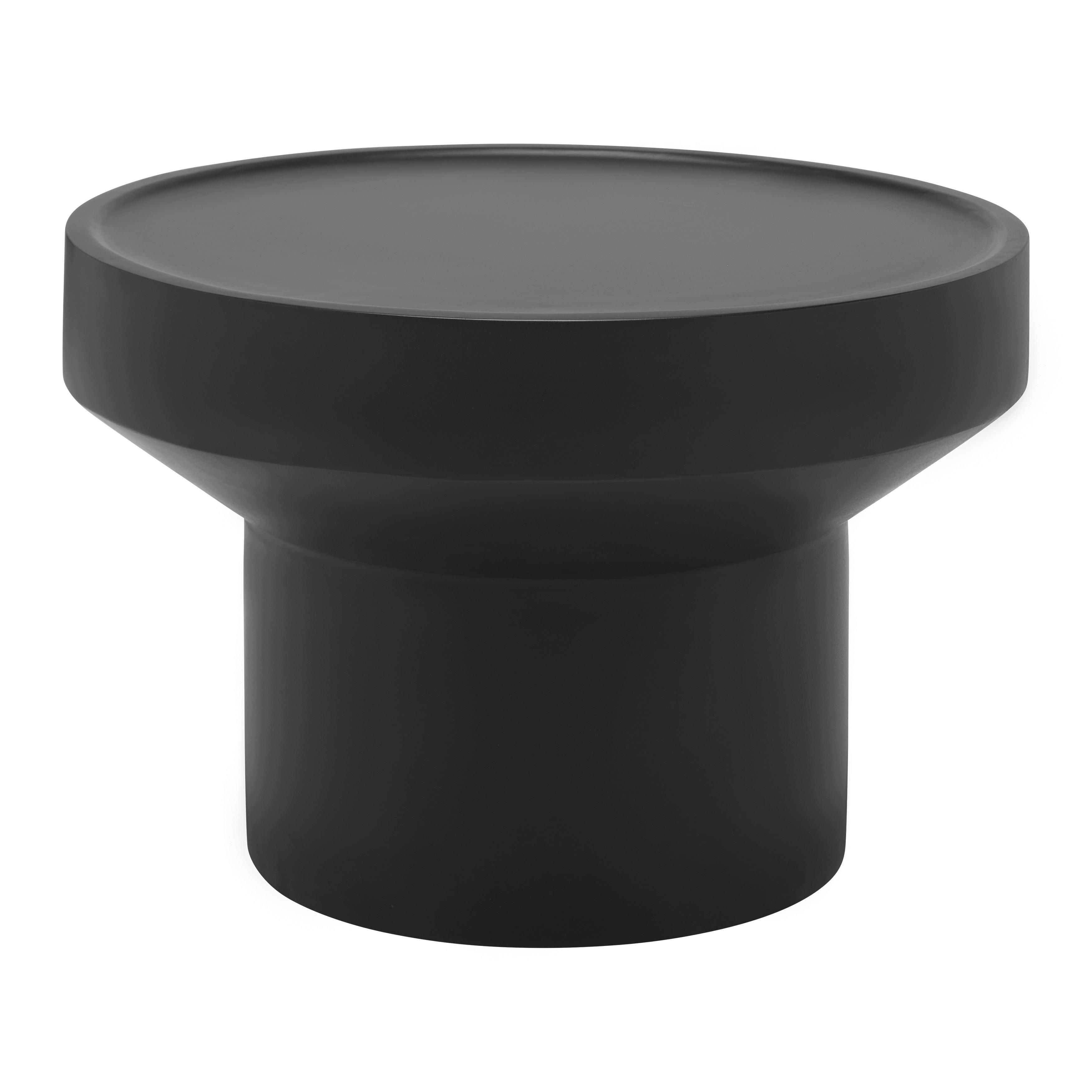 SOFFBORD GRADINO -TREND- - svart, Modern, trä (60/40cm) - Premium Living