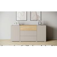 Sideboard 150cm Berlin 150 Kaschmir/Eichefarben - Kaschmir/Eichefarben, Design, Holzwerkstoff/Kunststoff (150/68/38,5cm) - P & B