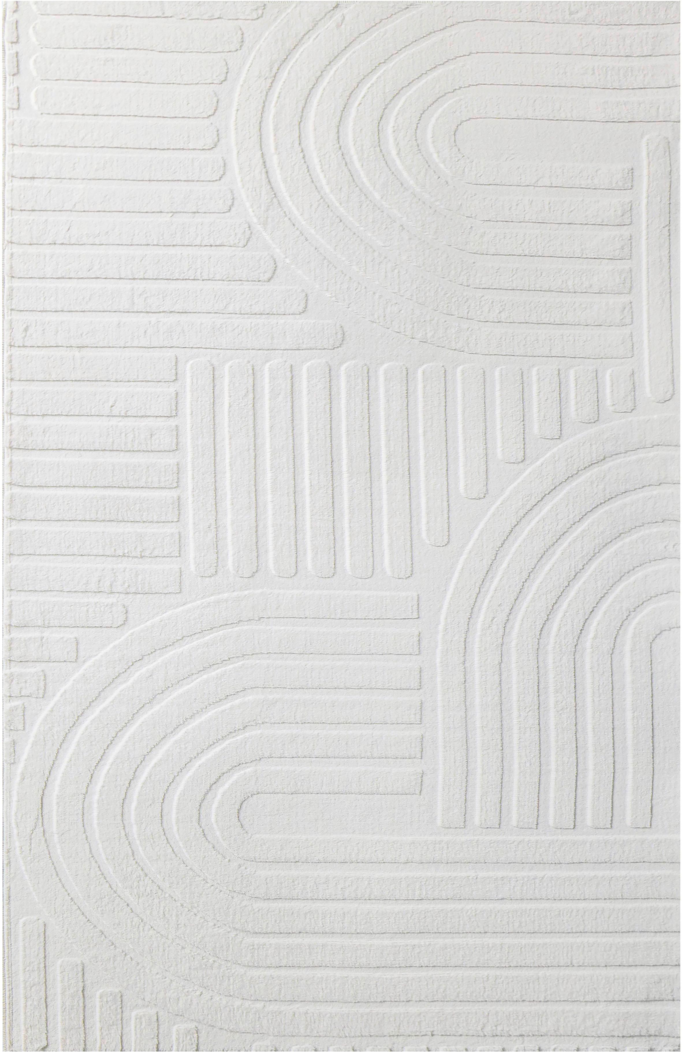 Kunstfell Bella Creme Ca. 100x155cm - Perlmutt, Modern, Textil (100/155cm) - Mömax