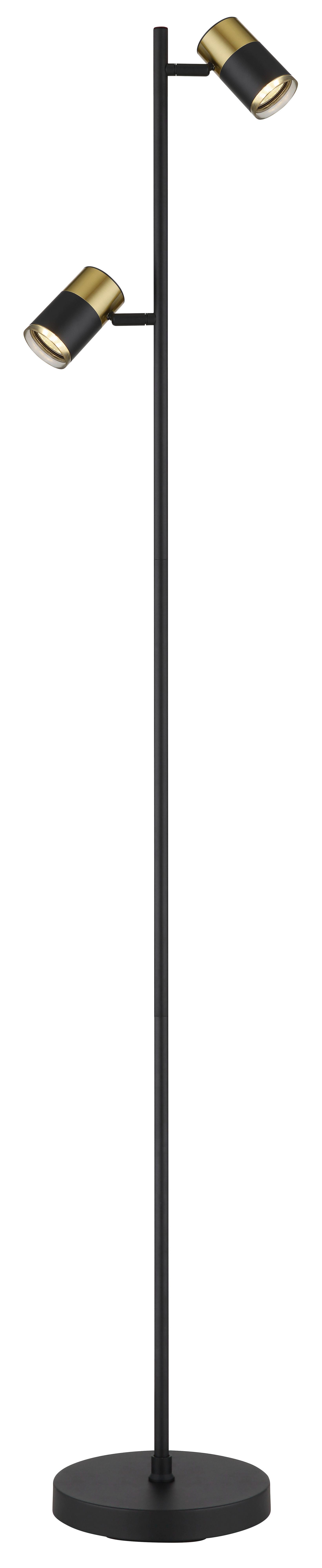 Stehleuchte Brisbon Schwarz max. 5 Watt - Design (21,5/23/154cm) - Globo