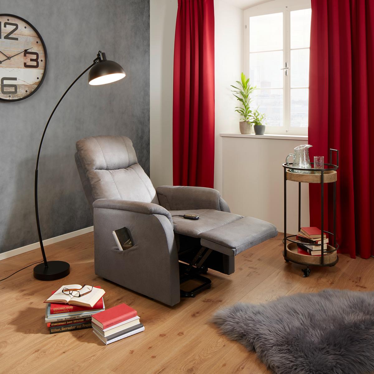 Relax Fotel Johnsy - szürke, Konventionell, műanyag/textil (73/110/94cm) - Mömax