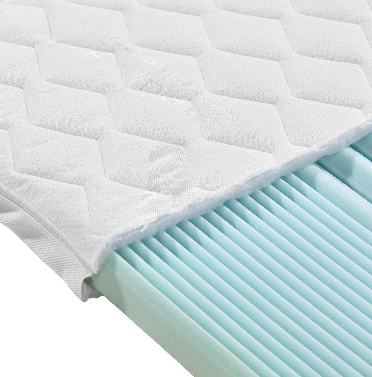 Nadmadrac Gamma - bijela, tekstil (90/200cm) - Nadana