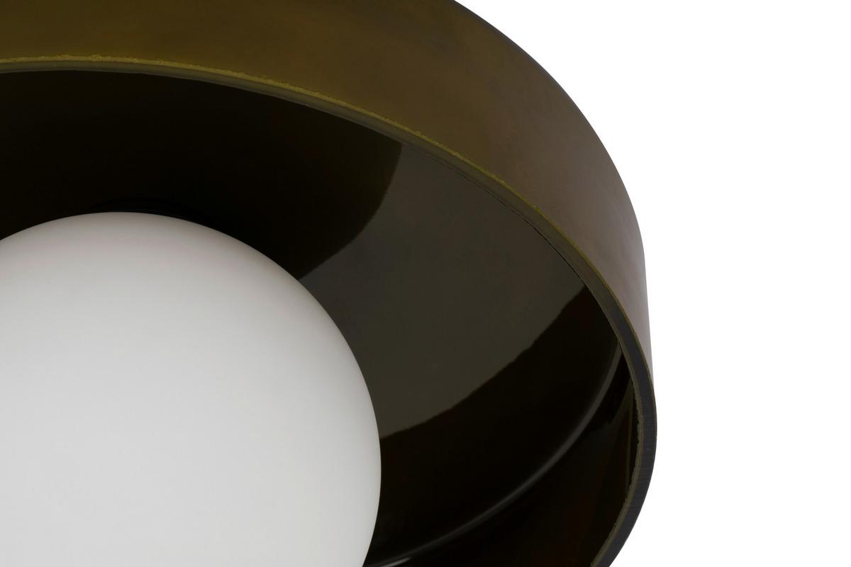 LAMPA SUFITOWA KORDULA - zielony, Design, metal/szkło (25/13cm) - Collett's Monde