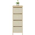Komoda Nevio - naravna/bela, Moderno, tekstil/les (37/103/30cm) - Mömax modern living Komoda Nevio - naravna/bela, Moderno, tekstil/les (37/103/30cm) - Mömax modern living