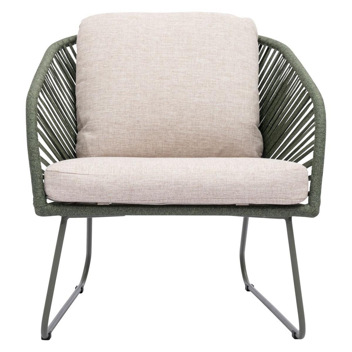 Vrtni Set Belano - zelena/bež-smeđa, Basics, metal (290,4/170/73,6cm)