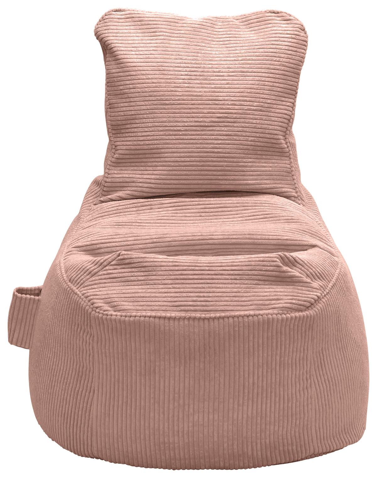 Vreća Za Sjedenje Cortona Cord - ružičasta, Moderno, tekstil (85/100/85cm) - Mömax