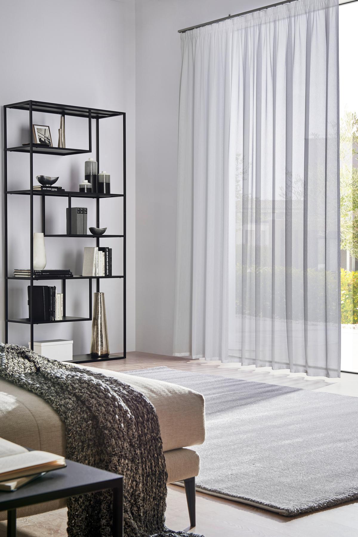 FIRANA GOTOWA KIMBERLY - biały, Basics, tkanina (300/245cm) - Esposa