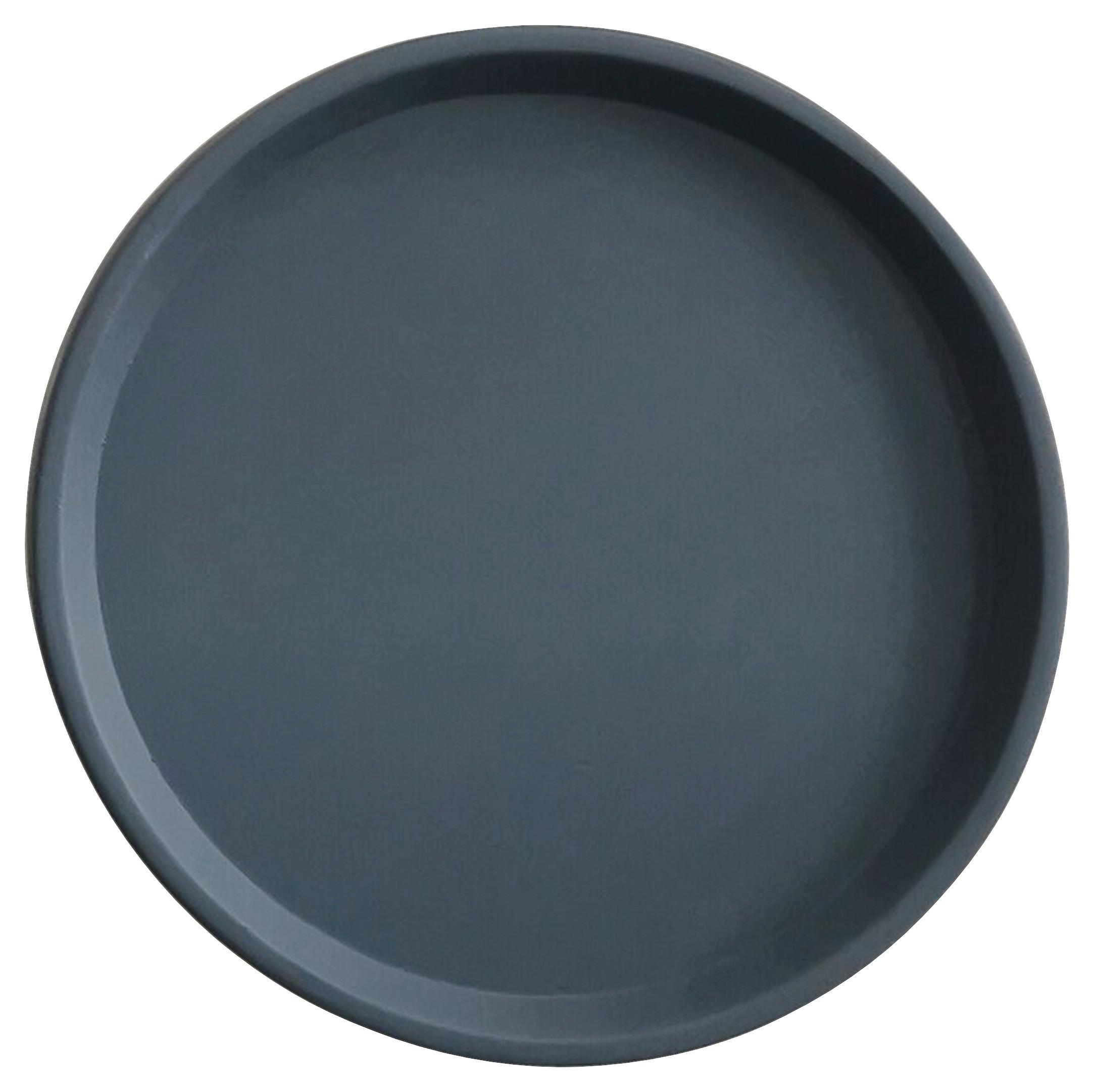 Dekoteller Phil Grau - Grau, MODERN, Stein (18,8/2cm) - Modern Living