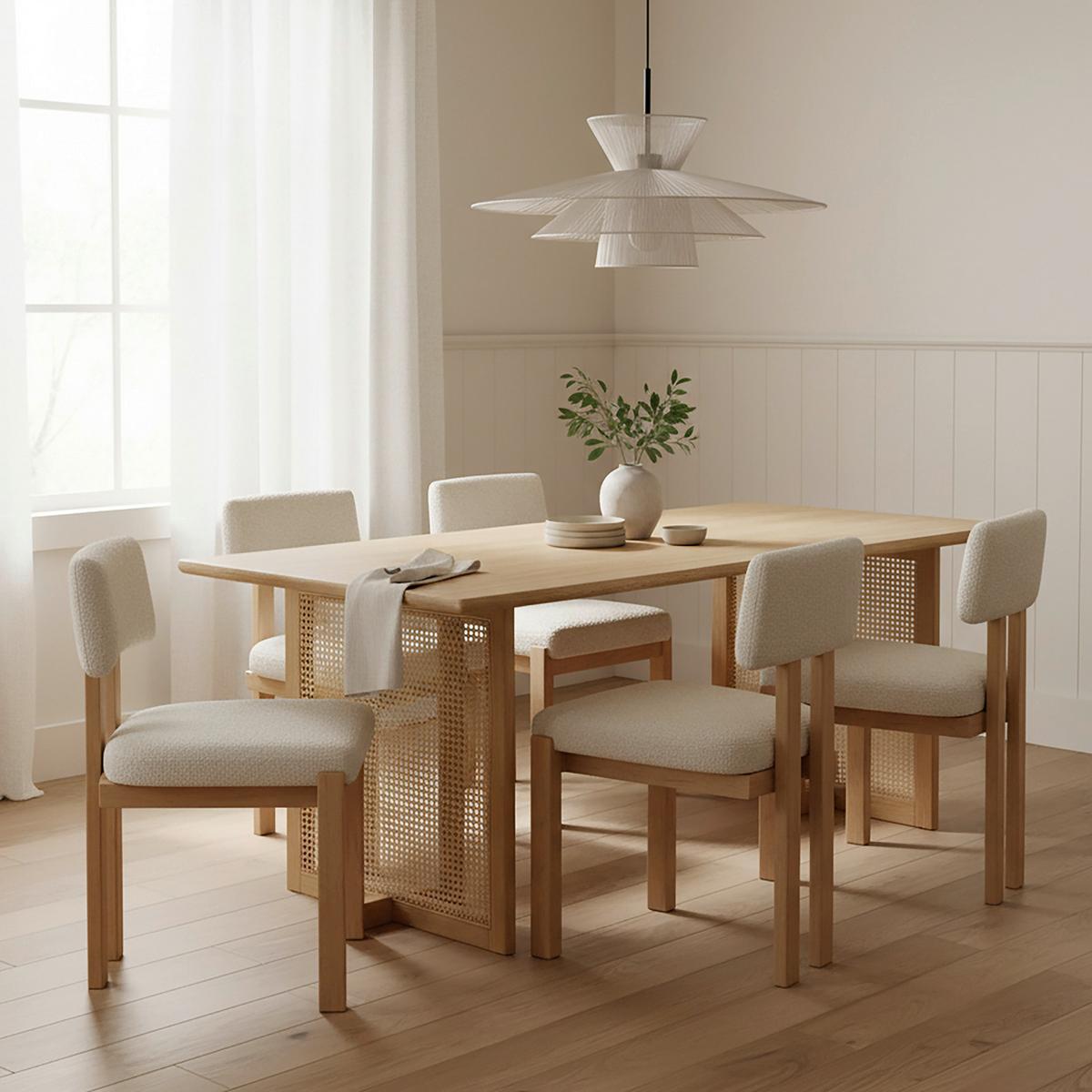 Esstisch Novara Eschefarben Echtholz ca. 180x90x76 cm - Eschefarben, MODERN, Holz (180/90/76cm) - Bessagi Home