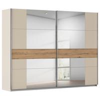 Ormar S Kliznim Vratima Calisto - srebrne boje/hrast Artisan, Trend, drvni materijal/metal (271/210/62cm) - Modern Living