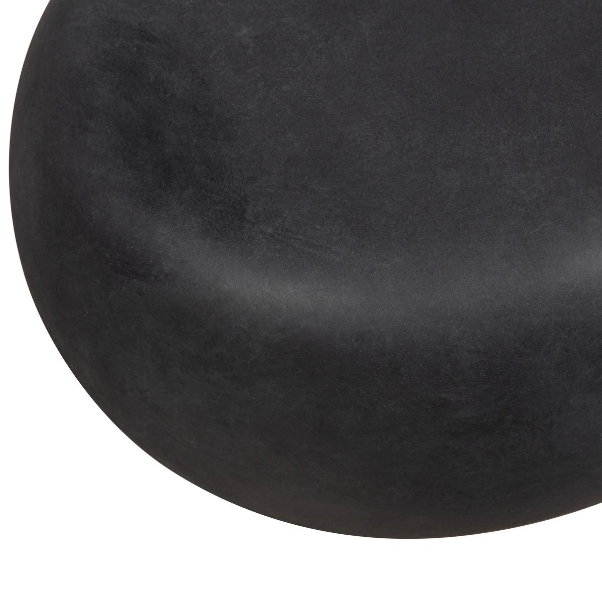 Couchtisch Pebble Anthrazit B: 50 cm - Anthrazit, Design, Glas/Keramik (50/50/35cm) - Livetastic