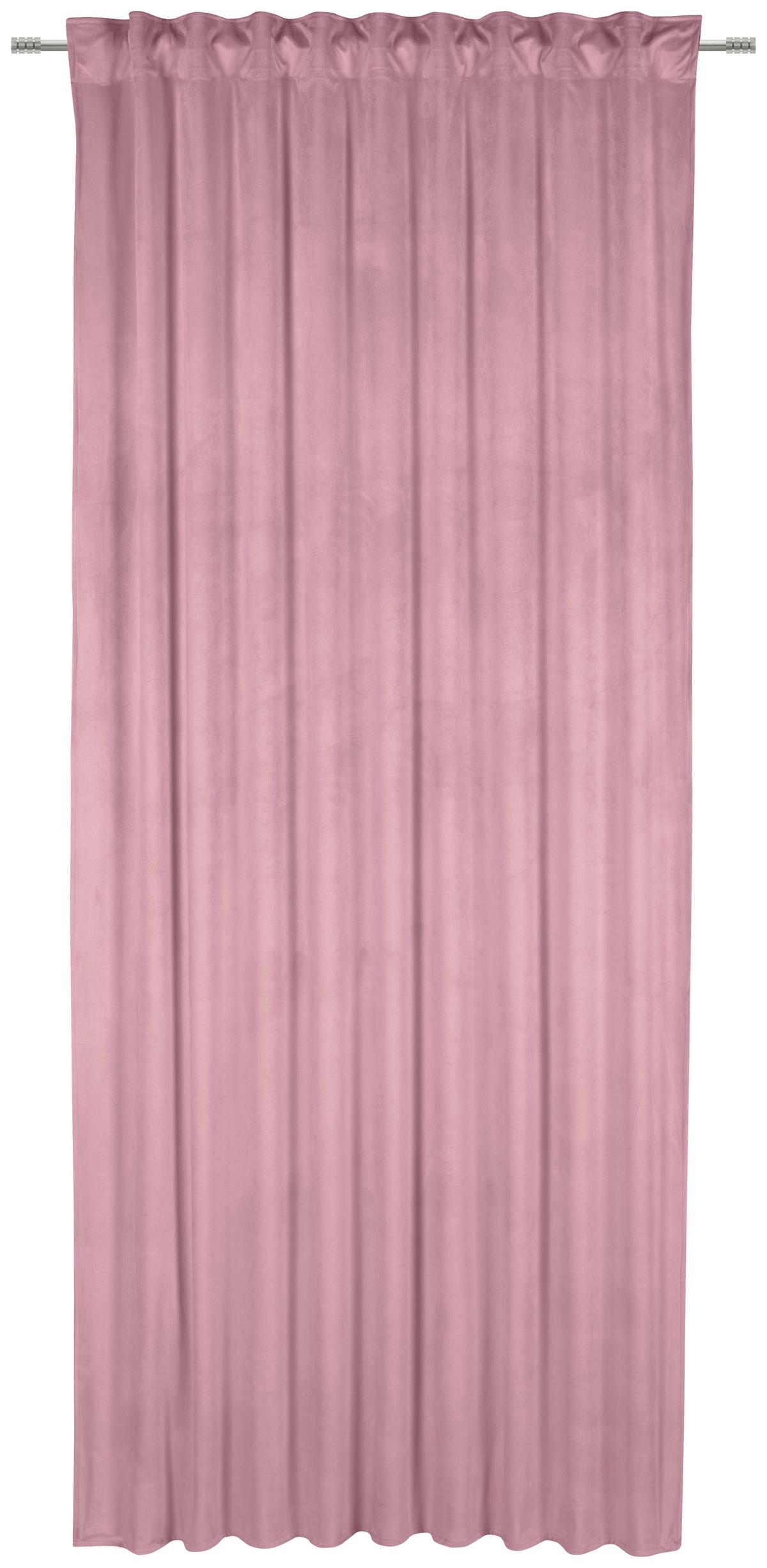 ZASŁONA GOTOWA PABLO - różowy, Basics, tkanina (135/245cm) - Esposa