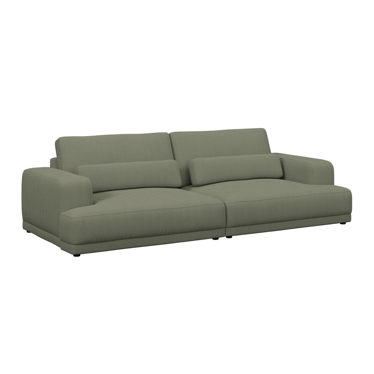 Velika Sofa Savona - svijetlo zelena, Trend, tekstil (260/77/111cm) - Luca Bessoni