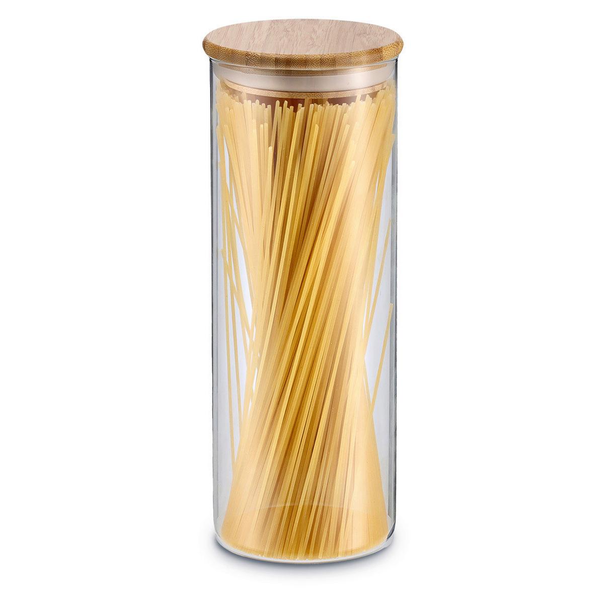 Vorratsgläserset Naturfarben - Naturfarben, Basics, Glas/Holz (40/46,5/28cm) - Zeller Present