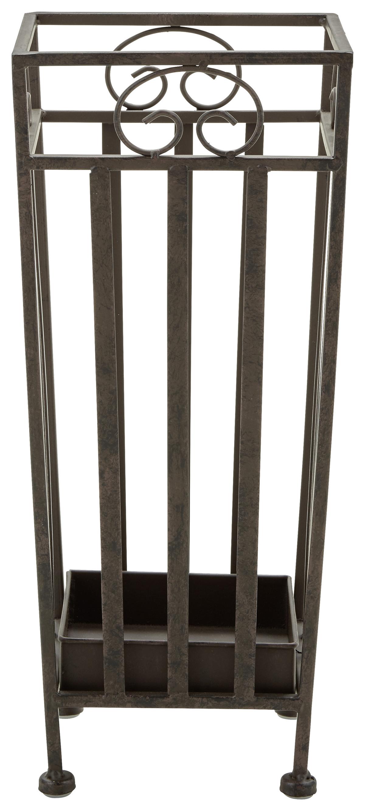 Schirmständer Rostfarben - Rostfarben, ROMANTIK / LANDHAUS, Metall (20/46/20cm) - Mömax
