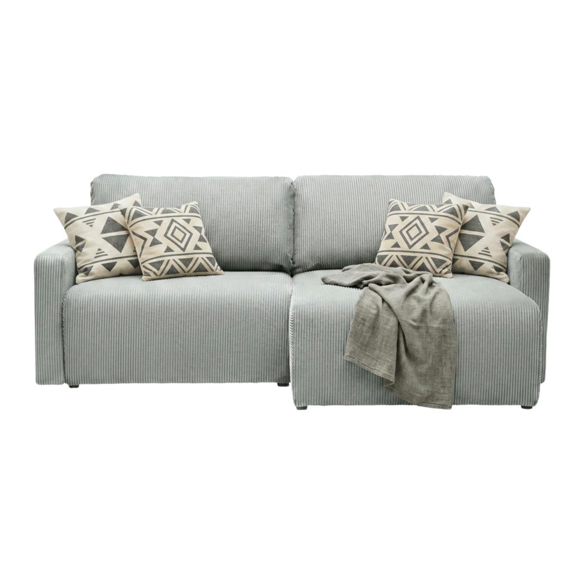 Ecksofa Dave  -Top- -Based- - Salbeigrün, Modern, Textil (227/146cm) - Based