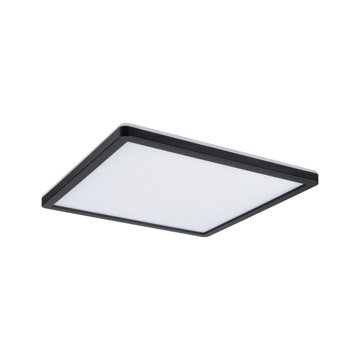 LED-Paneel Atria Shine in Schwarz max. 16 Watt - Schwarz, Basics, Kunststoff (29,3/29,3cm) - Paulmann