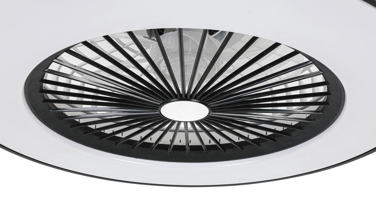 Stropna Led-svetilka Mitzi - črna/bela, Moderno, umetna masa (57/19cm) - Mömax