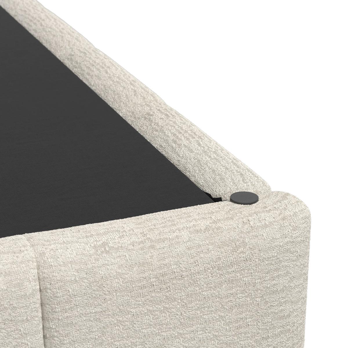 PAT TAPIțAT KAIA - bej/culoare natur, Modern, lemn/metal (180/200cm) - Bessagi Home