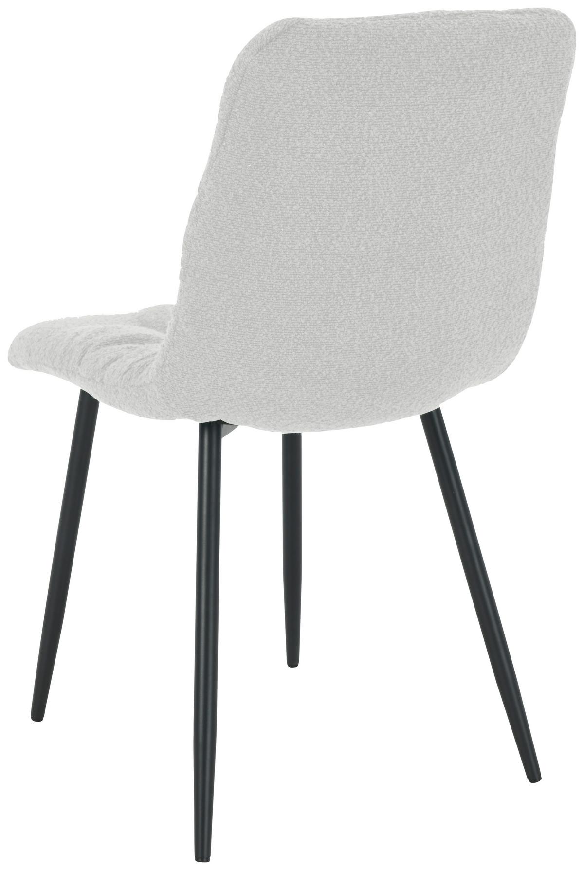 Scaun NINO - gri deschis/negru, Modern, lemn/metal (45/88/54,5cm) - Based