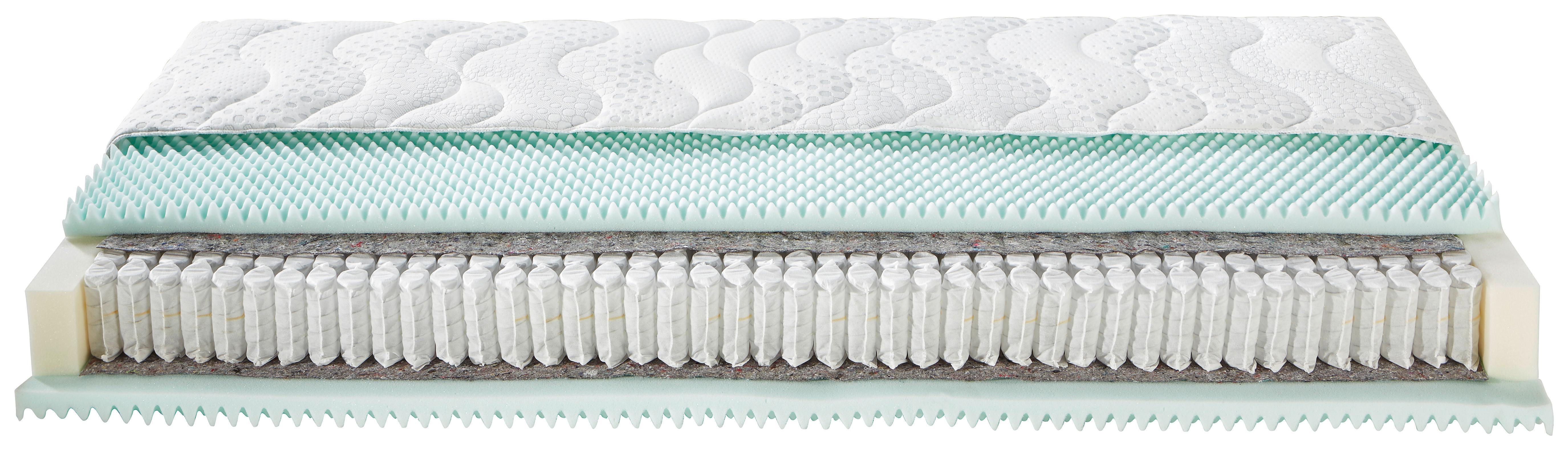 Taschenfederkernmatratze Trevi H3 ca. 180x200cm - Weiß, Textil (180/200cm) - Premium Living