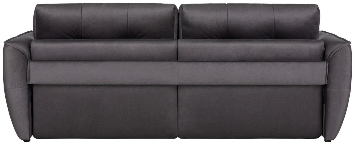 Schlafsofa in Anthrazit - Anthrazit/Schwarz, MODERN, Holz/Holzwerkstoff (243/94/125cm) - Premium Living
