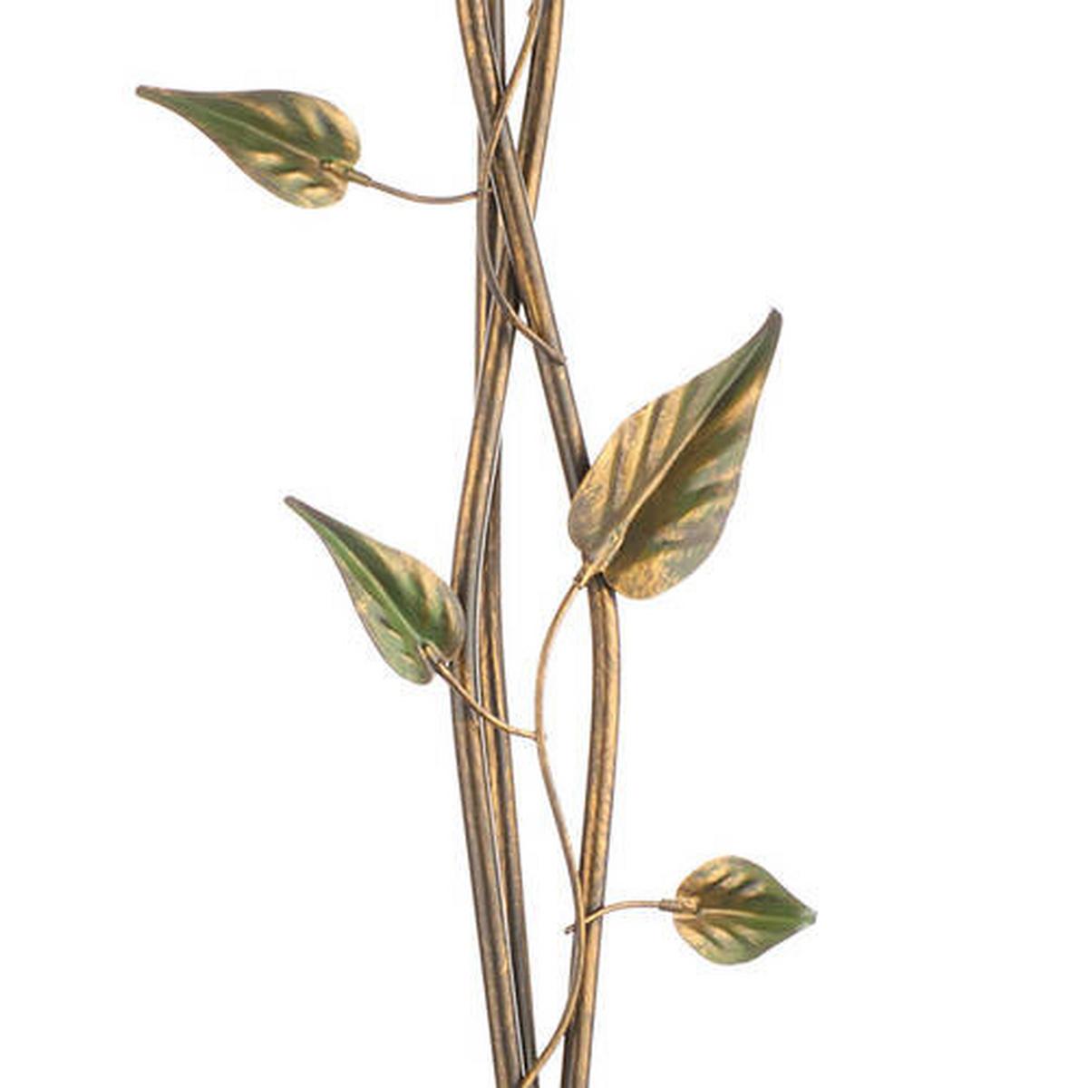 Stehleuchte Miranda Bronze/Olivgrün max. 6 Watt - Bronzefarben/Olivgrün, ROMANTIK / LANDHAUS, Glas/Metall (55/175cm)