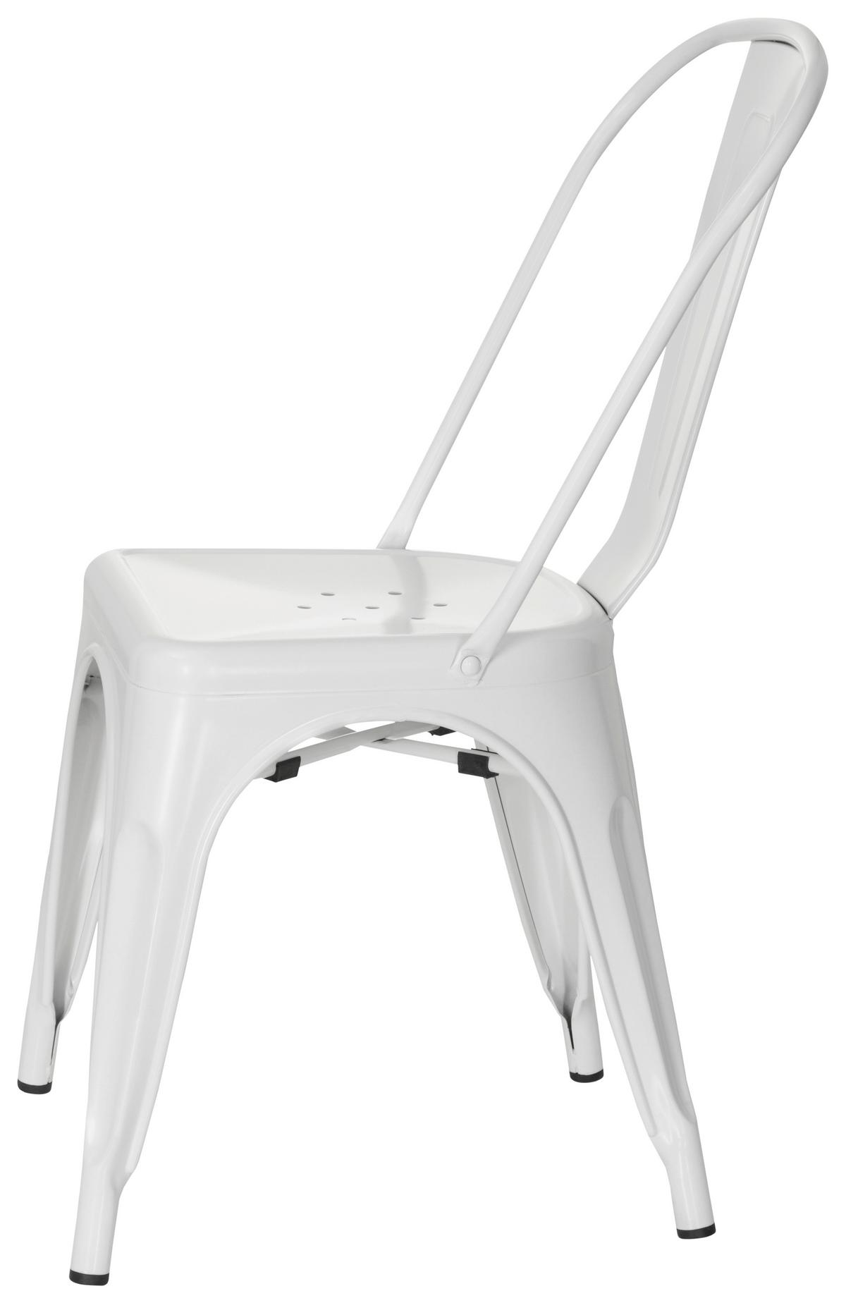 Stol Vantaggio Brush, Bela - bela, Basics, kovina (44/84/54cm) - MID.YOU