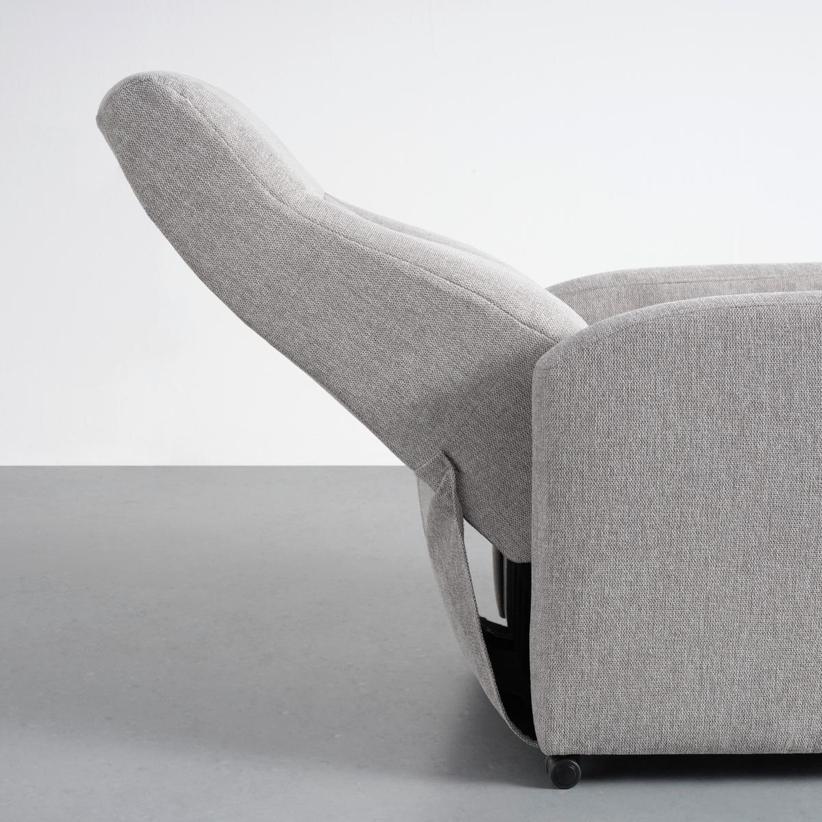 Relaxsessel Times in Grau - Grau, MODERN, Kunststoff/Textil (76/110/80cm) - Mömax