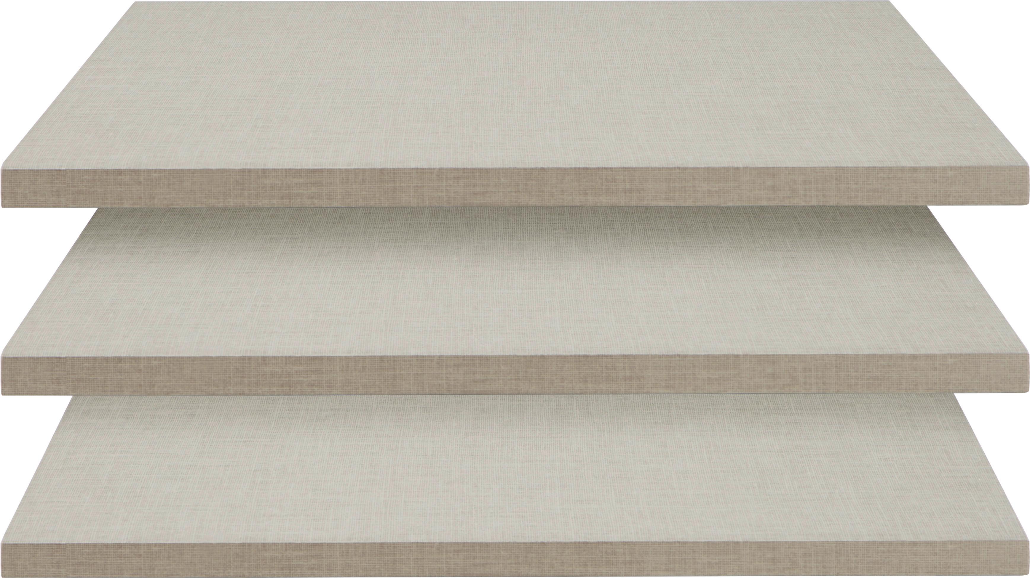 Set Polic Dodatki - siva, leseni material (43/1,6/48cm) - Mömax