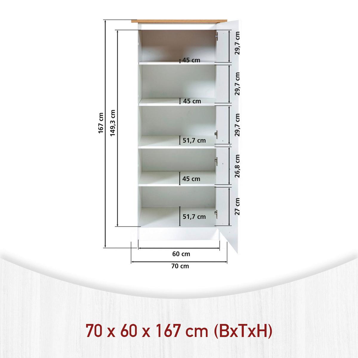 Küchenleerblock Bundle 8-Sorba o. Geräte Weiß - Silberfarben/Weiß, MODERN, Glas/Holzwerkstoff (430cm) - home24