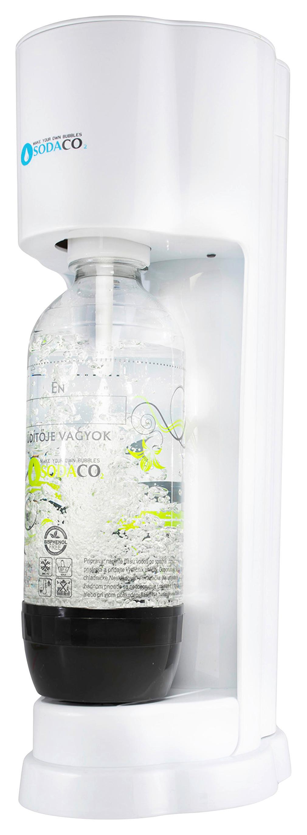 Szódagép Sodaco White - fehér, műanyag (20/42/20cm)