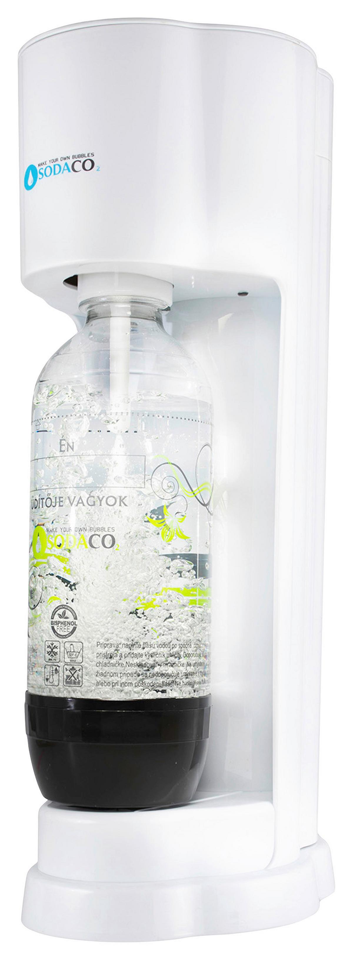 Szódagép Sodaco White - fehér, műanyag (20/42/20cm)