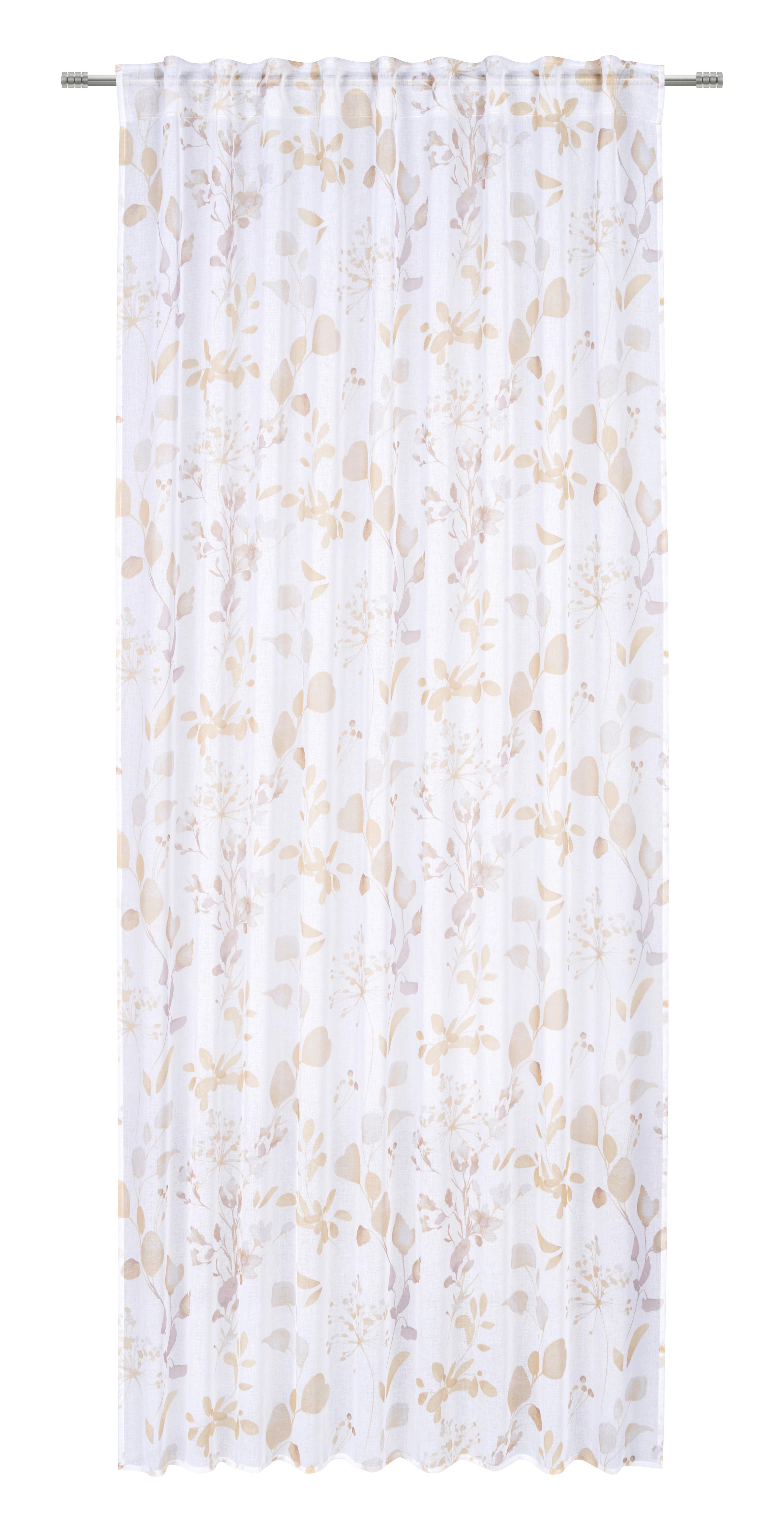 Draperie confecționată Olivia - galben deschis, textil (140/245cm) - Mömax