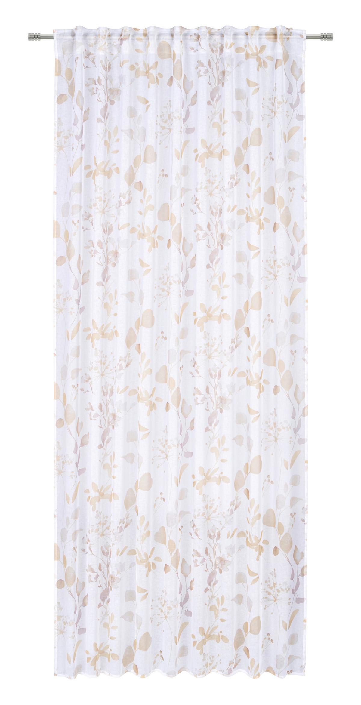 Draperie confecționată Olivia - galben deschis, textil (140/245cm) - Mömax