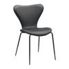 Stuhl Alicia Dunkelgrau Samt Gepolstert - Dunkelgrau/Schwarz, MODERN, Holz/Textil (53/82,5/53cm) - Bessagi Home