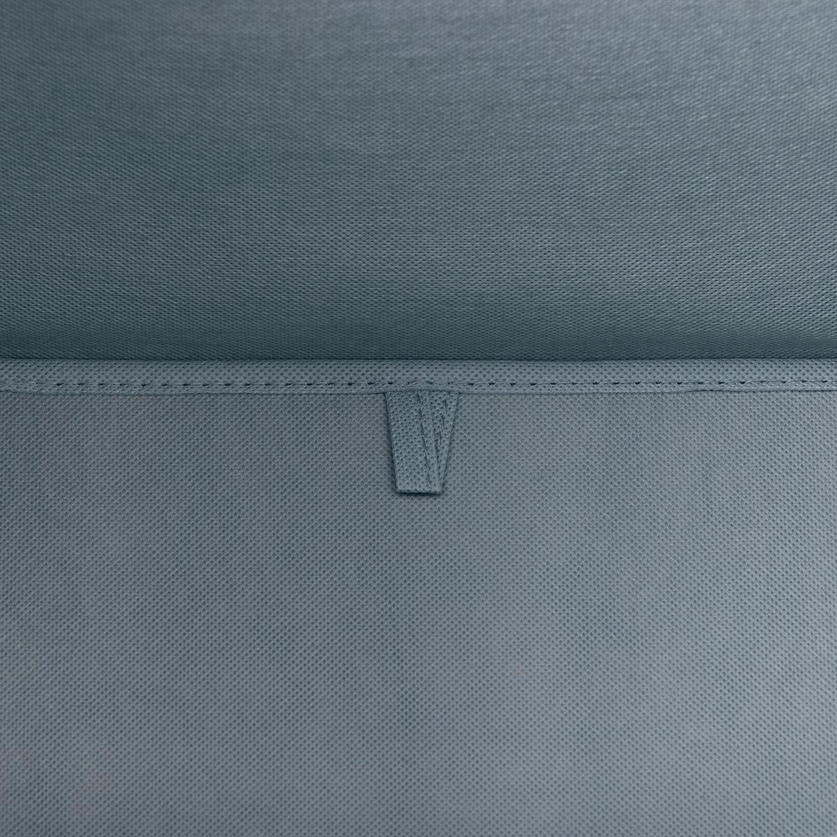 Zložljiv Zaboj Betty - siva, Konvencionalno, tekstil/leseni material (33/33/32cm) - Mömax