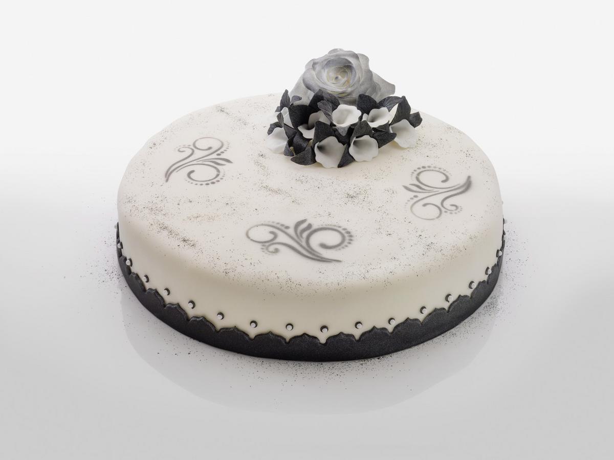 Springform Zenker in Anthrazit/Creme Ø ca. 28cm - Anthrazit/Creme, Metall (28/7cm) - Zenker