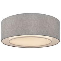 DECKENLEUCHTE BERGAMO - Chromfarben/Grau, Basics, Textil/Metall (52/17,5/52cm) - MAYTONI