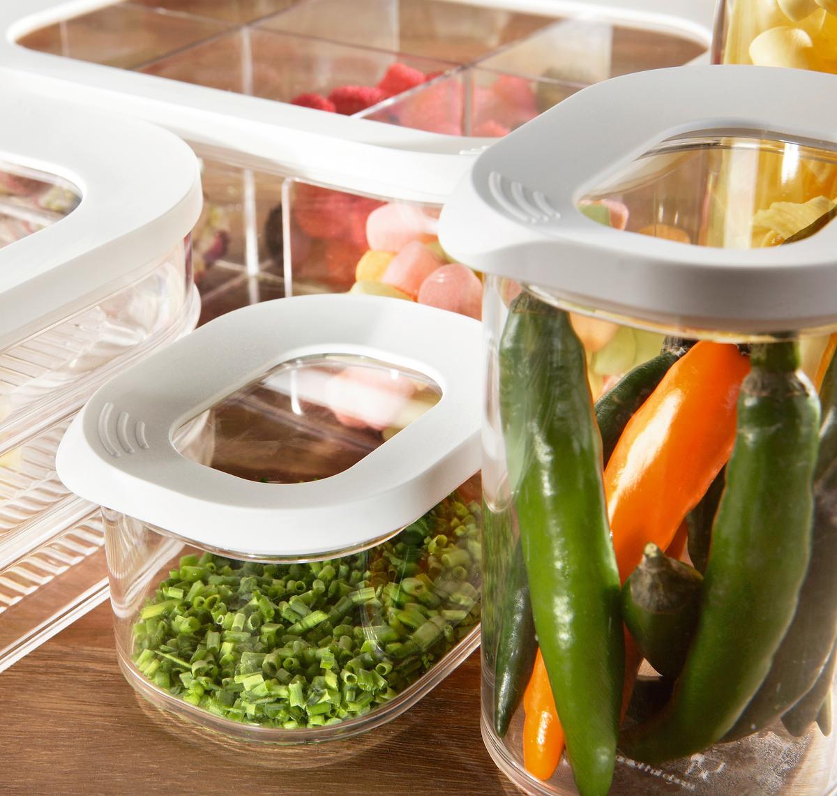 POJEMNIK KUCHENNY 106911030600 - biały/przezroczysty, Basics, tworzywo sztuczne (2l) - Mepal