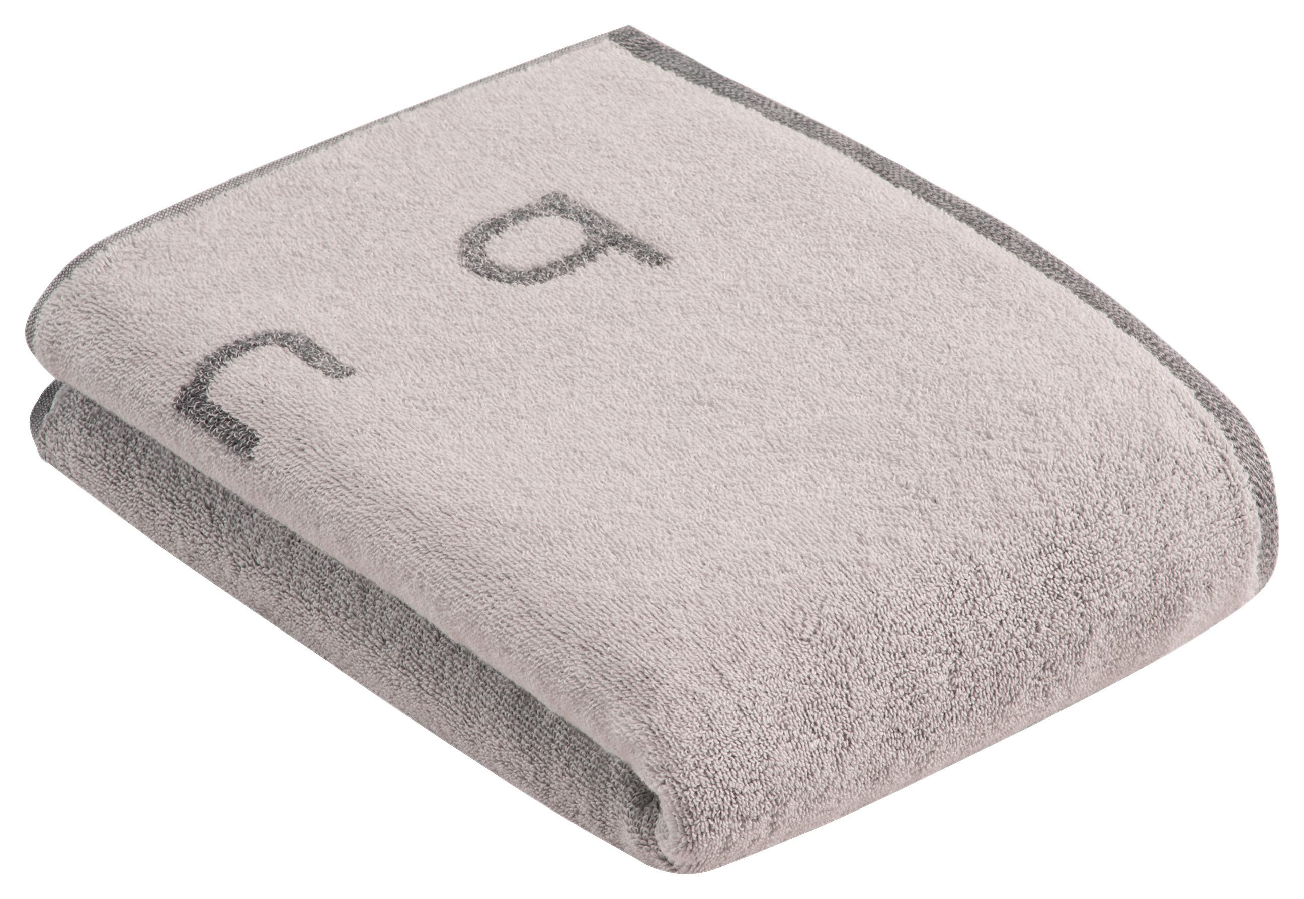 RĘCZNIK EMILIO - szary, Konventionell, tkanina (50/100cm) - Bugatti