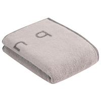 RĘCZNIK EMILIO - szary, Konventionell, tkanina (50/100cm) - Bugatti